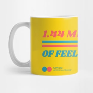 Retro Floppy Disk - 1.44 MB of Feels! Mug